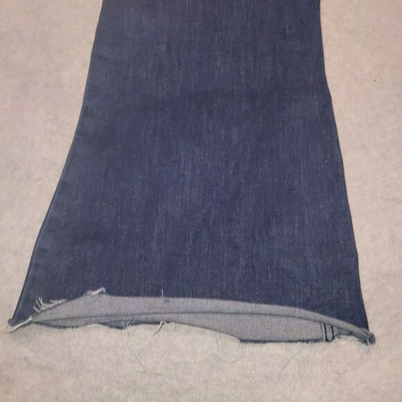 Free People We The Free Penny Pull On Stretch Flare Jeans DARK Blue Wash 28 R - Picture 10 of 10